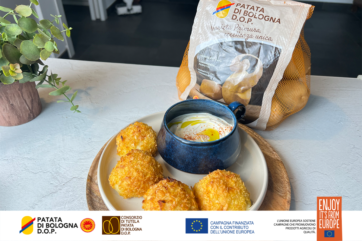 Polpette di Patata di Bologna D.O.P. in friggitrice ad aria